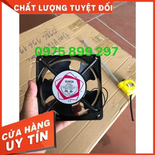 Quạt Hút Gió SUNNON 12x12 cm 220V Vuông Thông Gió Tản Nhiệt Hút Mùi
