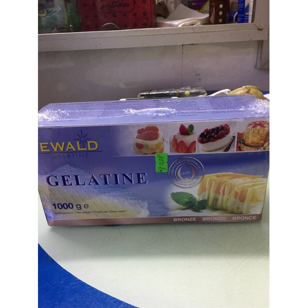 Gelatine lá Đức (100G)