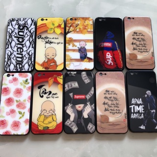 Ốp lưng Iphone 6/ 6S Mặt kính cường lực cao cấp