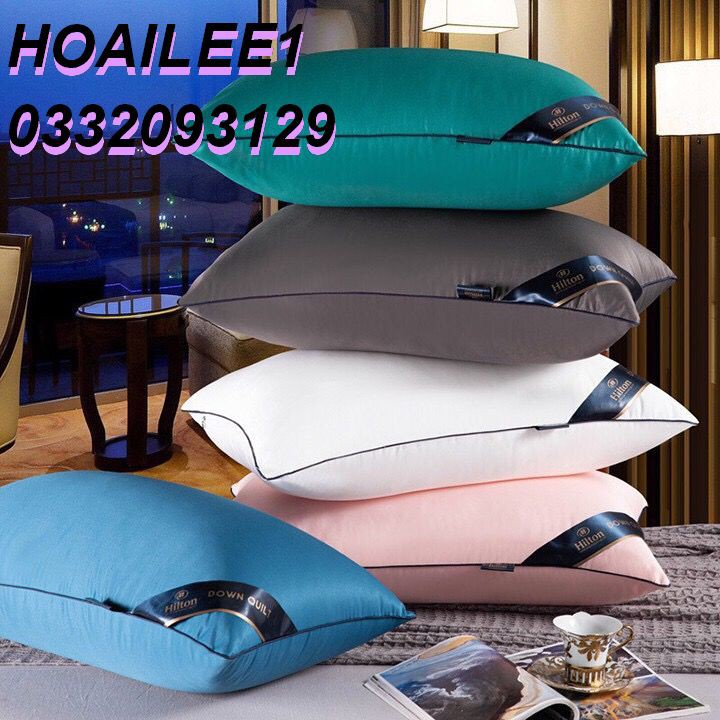 Ruột gối đầu 👏👏 Ruột gối đầu cao cấp 👏👏 sang chảnh Hilton Down Quilt kích thước 45x65cm [FREE SHIP]