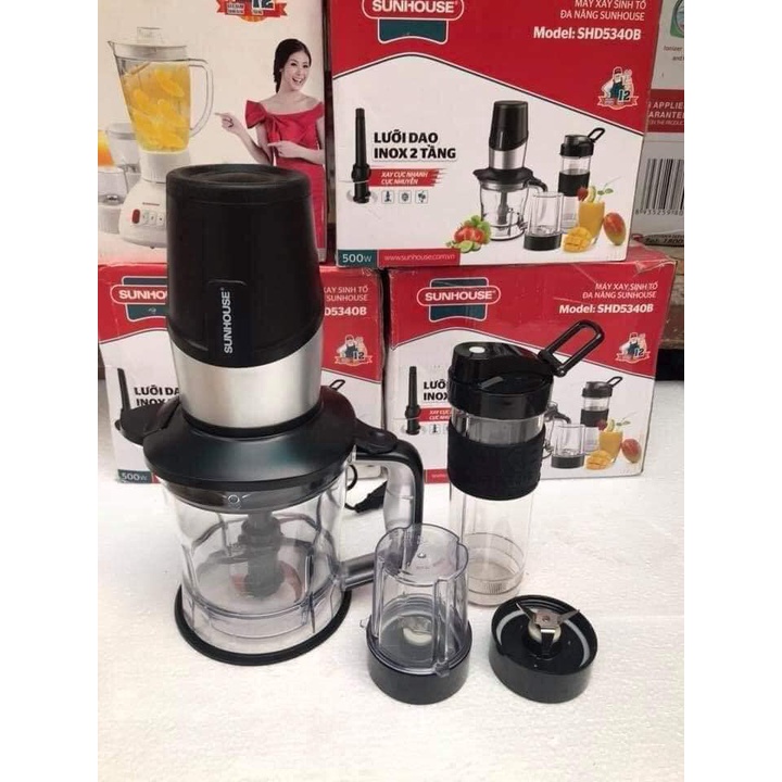 Máy say sinh tố đa năng Sunhouse SHD5340 công suất 500W bảo hành chính hãng 12 tháng