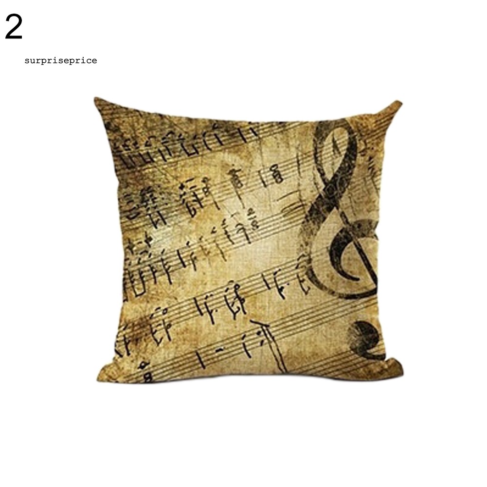 Vỏ gối hình phím đàn piano trang trí nội thất