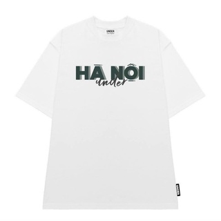 Áo Thun Nam Nữ 100% Cotton, Áo Thun Nam Nữ Tay lỡ Form Rộng, Chất Cotton Siêu Mềm Mịn In Chữ Hà Nội - Sài Gòn