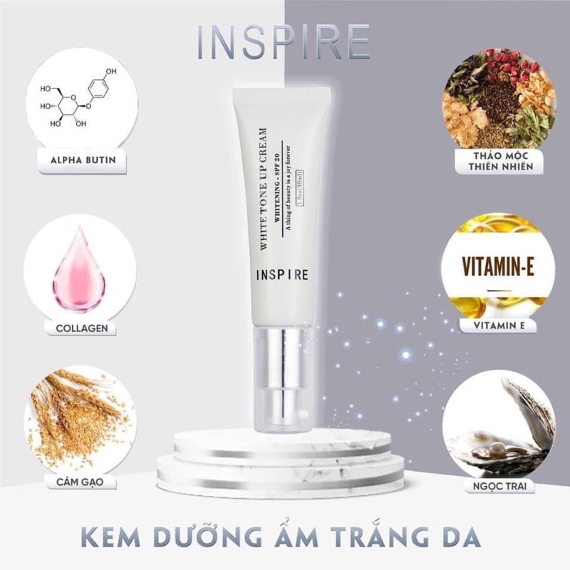 kem dưỡng chống nắng nâng tone INSPIRE