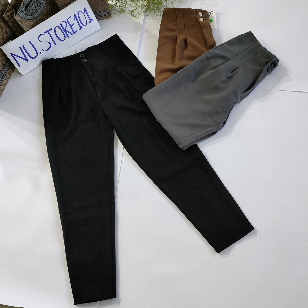 Quần baggy nữ, quần tây nữ lưng cao NU.STORE101 | BigBuy360 - bigbuy360.vn