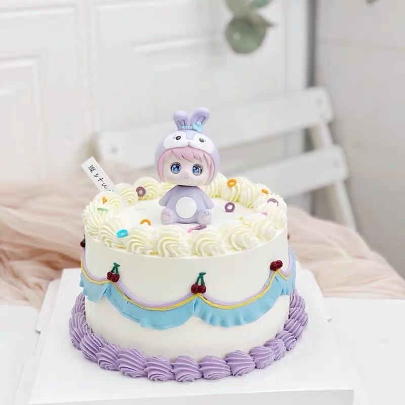 Em Bé Trang Trang Trí Bánh