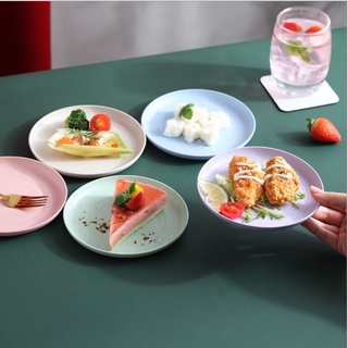 Set 6 đĩa nhựa lúa mạch tông hàn quốc cực xinh