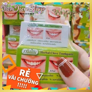 💋kem tẩy trắng răng herbal clove toothpaste thái lan 💋