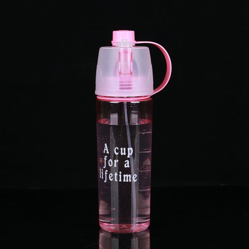 Chai Nước Có Vòi Xịt Phun Sương Làm Mát Sáng Tạo Cho Hoạt Động Thể Thao Ngoài Trời