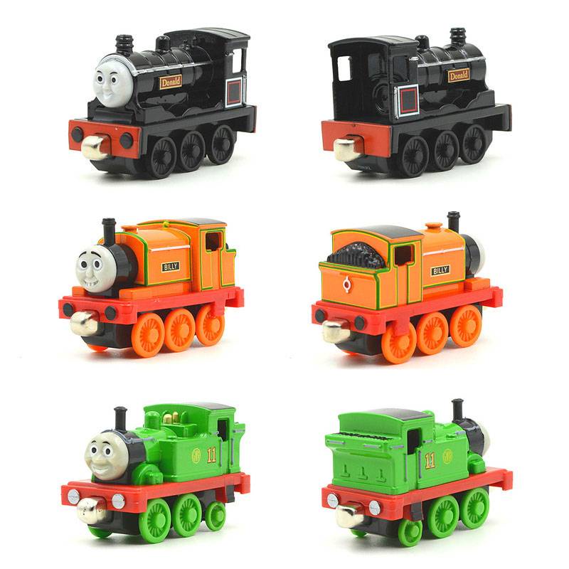 Bộ Đồ Chơi Đường Ray Xe Lửa Thomas Bằng Hợp Kim Nam Châm Độc Đáo Cho Bé