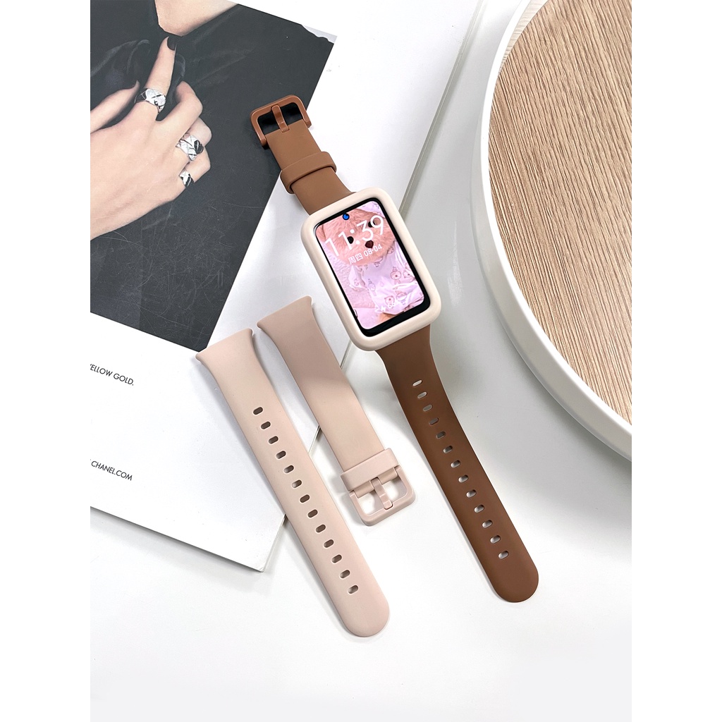 Dây Đeo Thay Thế Màu Tương Phản Dễ Thương Cho Xiaomi Mi Band 7 Pro 7Pro