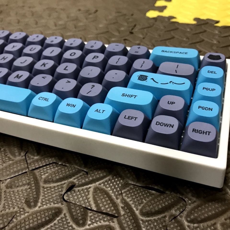 Bàn Phím Nhuộm Màu Xanh Dương 61 / 64 / 68 / 71 / 84 / 87 / 100 / 104 125 Phím G66pro