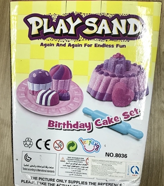 Cát trọng lực nặn bánh kem