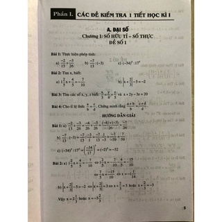 Sách - Giới thiệu các dạng Đề kiểm tra Toán 7 (Hà Văn Chương)