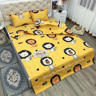 Bộ ga gối cotton poly