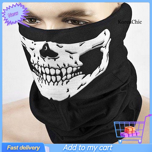 Mặt Nạ Ninja Hình Đầu Lâu Lái Xe Mô Tô