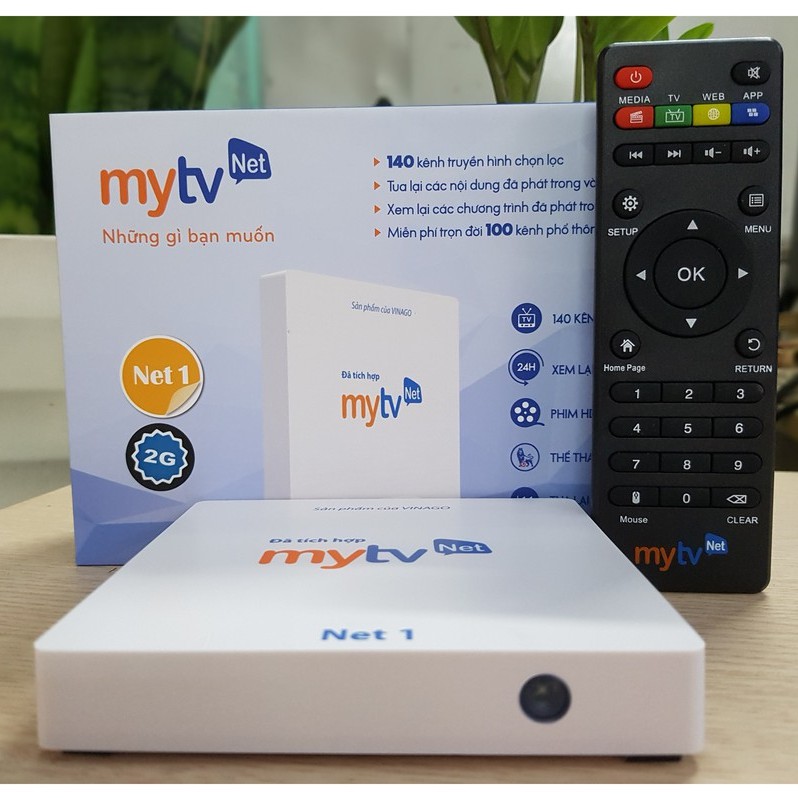 Android tv Box Mytv Net 2G 2020 Truyền hình 200 kênh - Hàng Chính Hãng