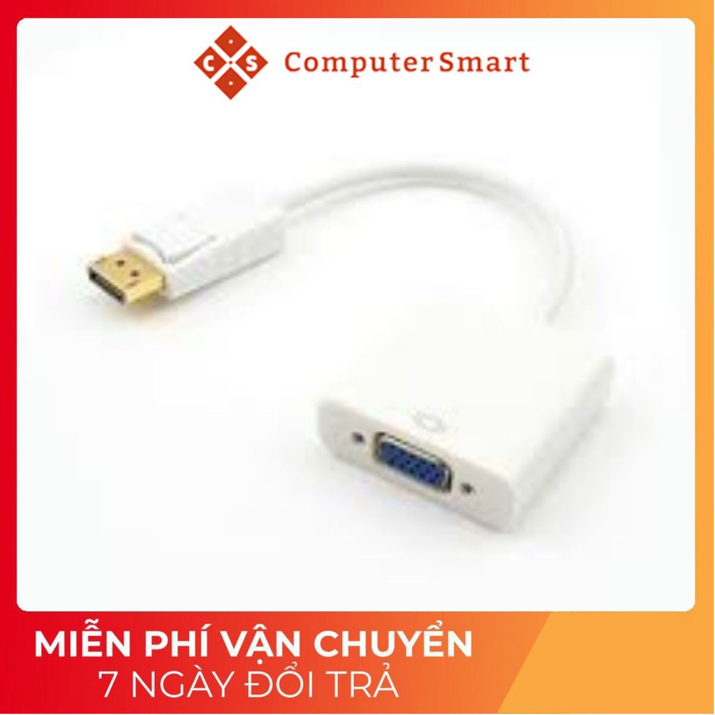 [Freeship] Cáp Chuyển Đổi Display Port Ra Vga, Dây Cáp Chuyển Displayport Sang Cổng Vga. Tín Hiệu Ổn Định