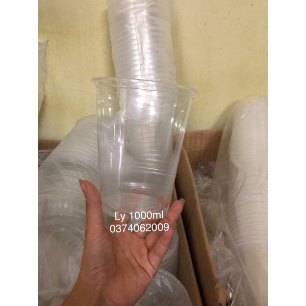25 LY NHỰA 1000ml ly khổng lồ
