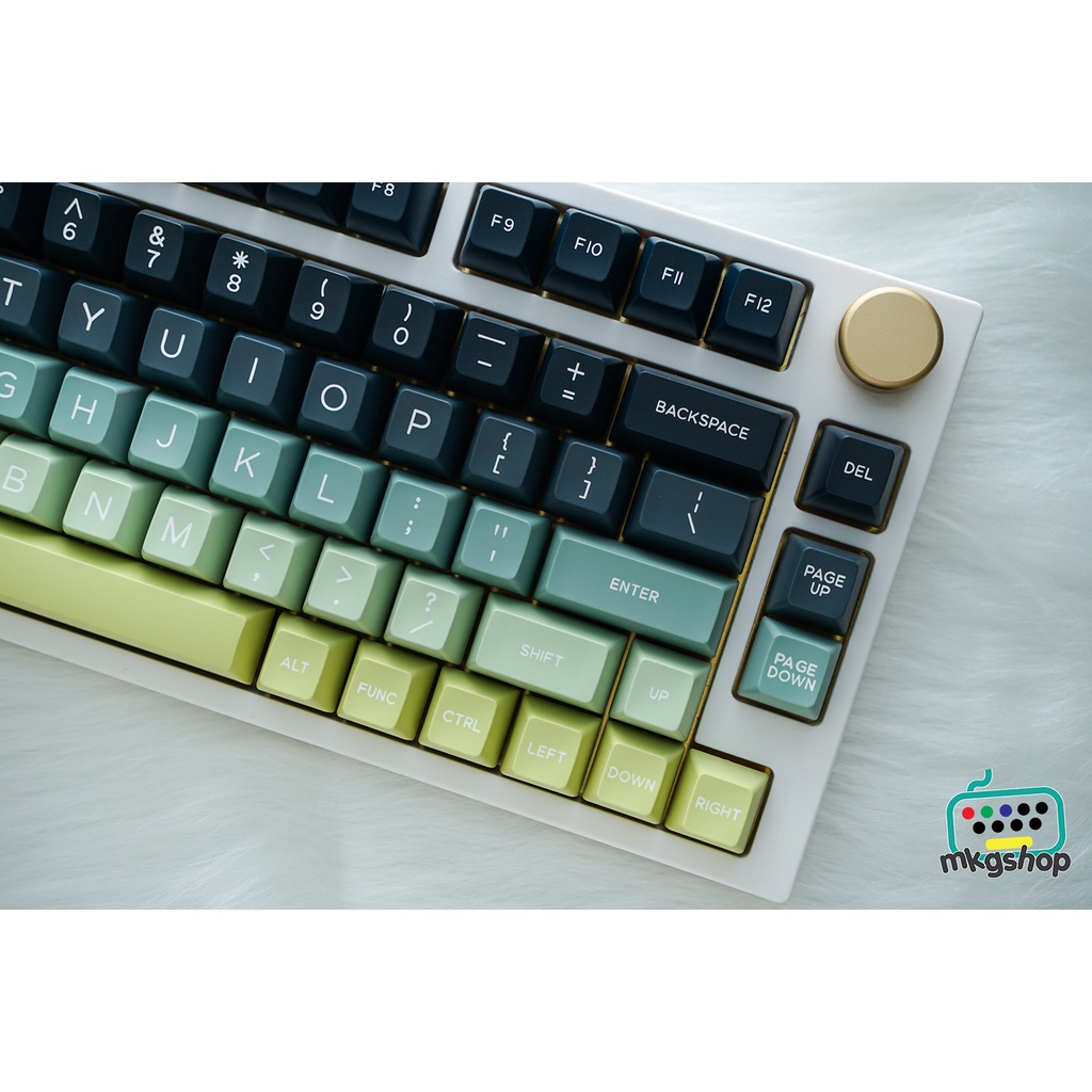 Keycap Domikey SA Polar Light nhựa ABS doubleshot 151 nút bàn phím cơ