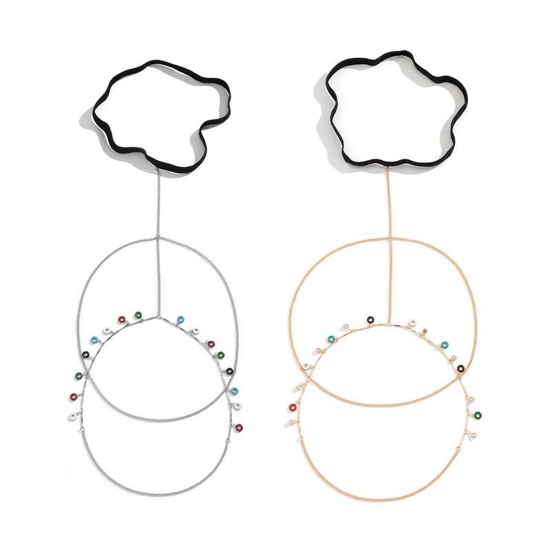 Chuỗi Vòng Đeo Đùi Tua Rua Phong Cách Gothic Dễ Thương