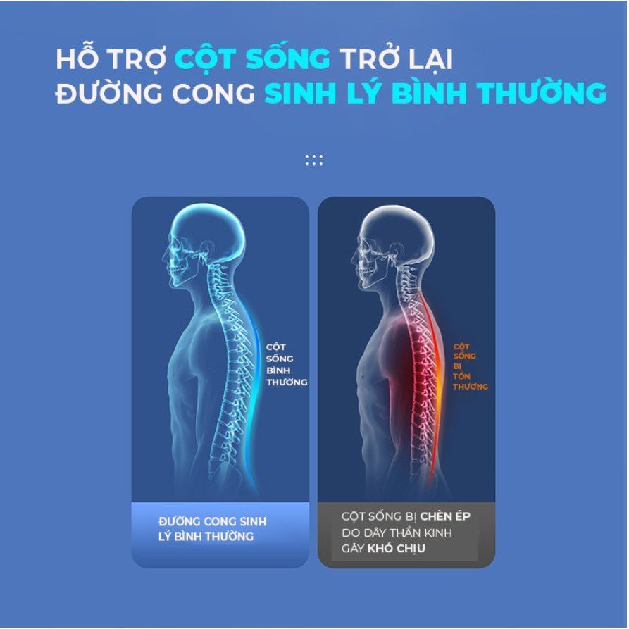 Đệm MASSAGE MATTRESS toàn thân đa điểm rung (kèm gối) - bảo hành 12 tháng