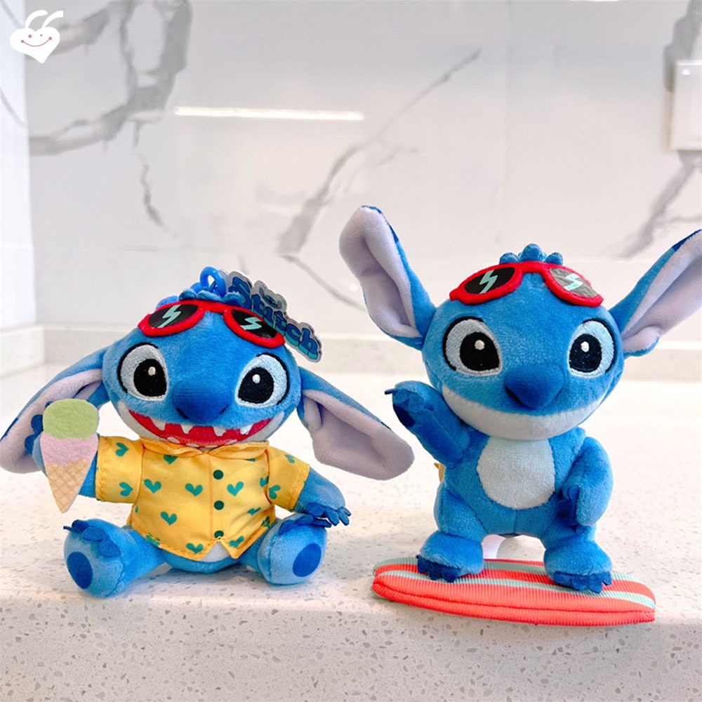 Đồ chơi nhồi bông Hình Nhân Vật Hoạt Hình Stitch Dễ Thương 10cm
