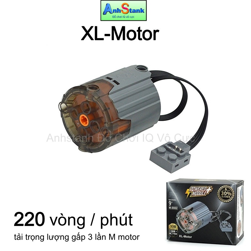 Động cơ technic chuẩn STEM hiệu suất cao hãng Mouldking tương thích với mô hình 9686, technic, education bảo hành 1:1