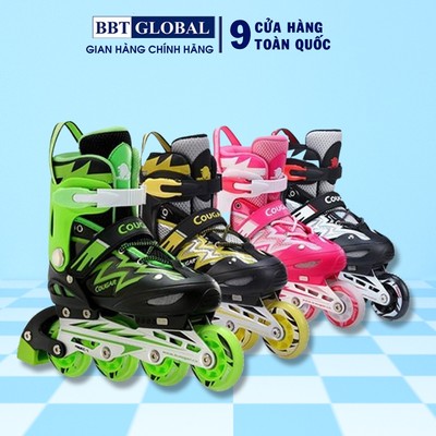 HÀNG CHÍNH HÃNG - Giầy trượt Patin Cougar có 4 bánh phát sáng MZS835LQS