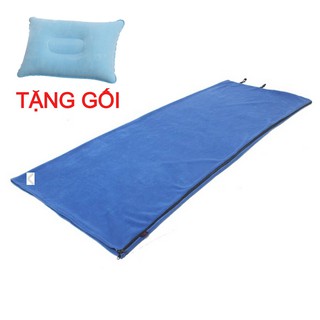 TẶNG GỐI Túi Ngủ Mùa Hè, Mát Mẻ Chất Liệu Vải Nỉ Mịn Màng Và Dễ Chịu  Gọn Nhẹ Chỉ 500gram