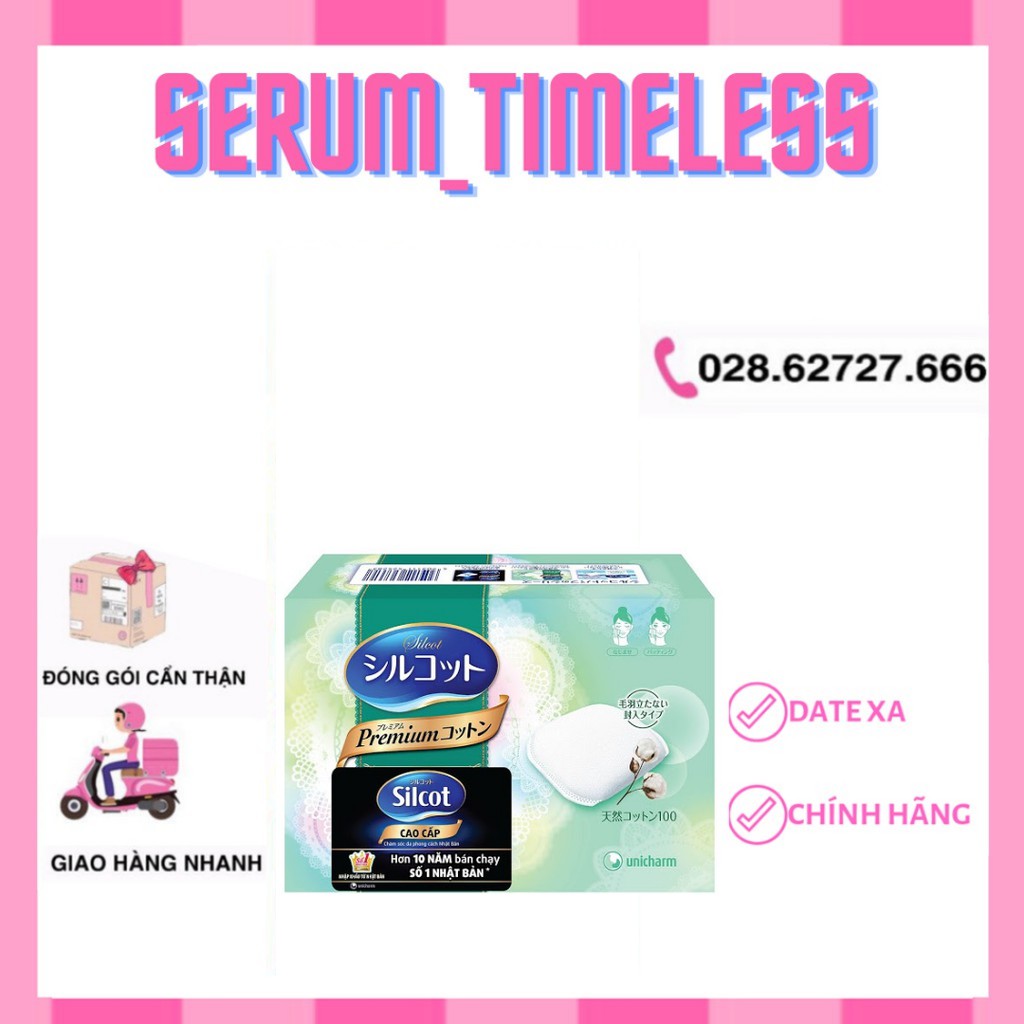 Bông Tẩy Trang Silcot Cao Cấp (66 Miếng)