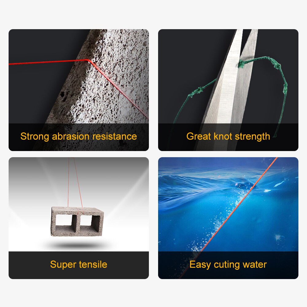 JOF Cuộn Dây Câu Cá Bện 8 Sợi 1000M 300M 20-100lb