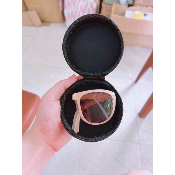 Kính gấp gọn sang chảnh kèm hộp cho nữ