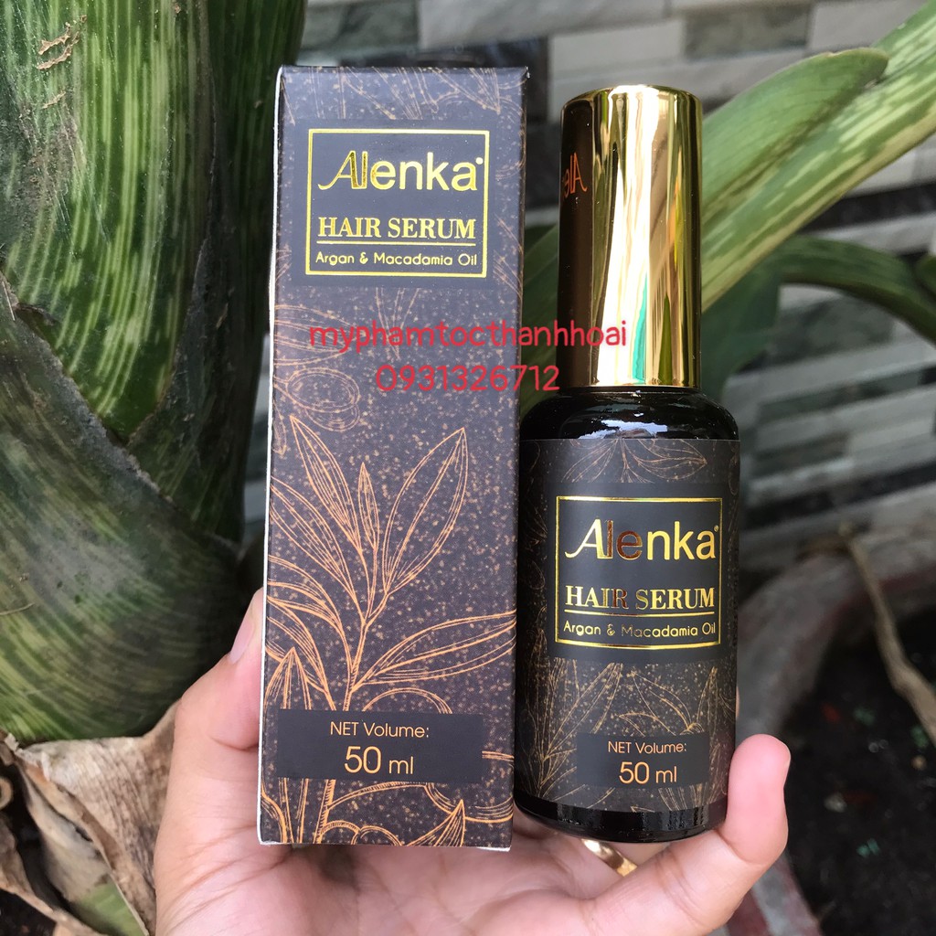 Tinh dầu dưỡng tóc, giữ nếp tóc uốn alenka hair serum