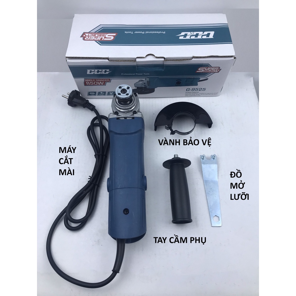 Máy cắt mài lưỡi 100mm dùng gia đình 9525. Máy mài cầm tay. Máy mài mini