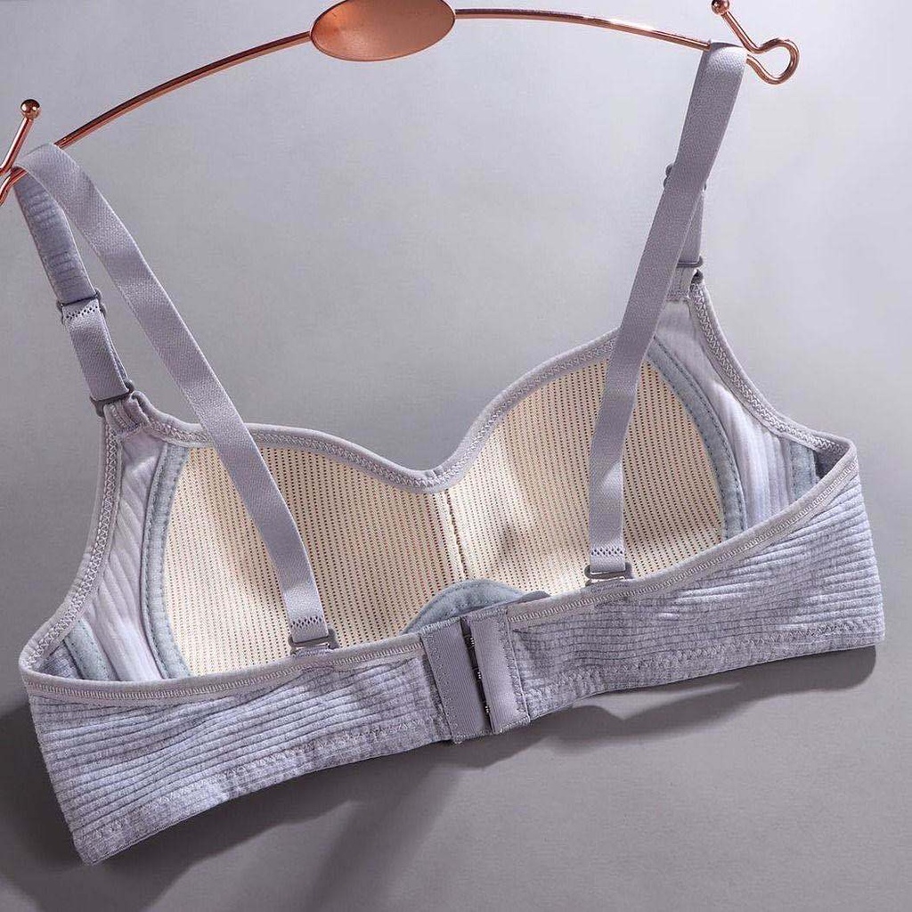 Áo ngực cotton không gọng siêu mỏng chống mồ hôi phong cách Hàn Quốc thời trang mùa thu cho nữ