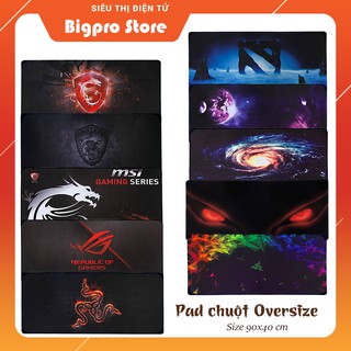 Lót chuột Oversize 90x40 cm Siêu Đẹp ( Hình PUBG - DẢI NGÂN HÀ - MINION - HELLO KITTY - QCK )