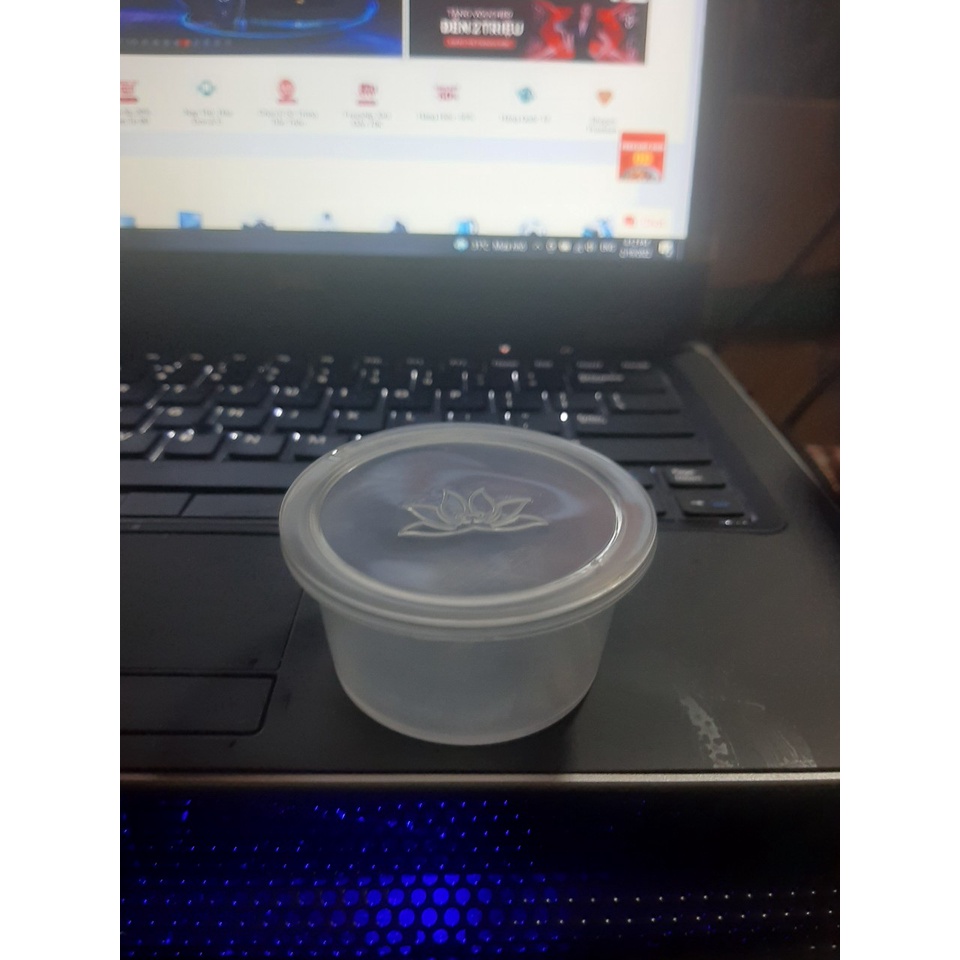 Hộp nhựa đựng bánh flan vừa dùng 1 lần 1000 hộp