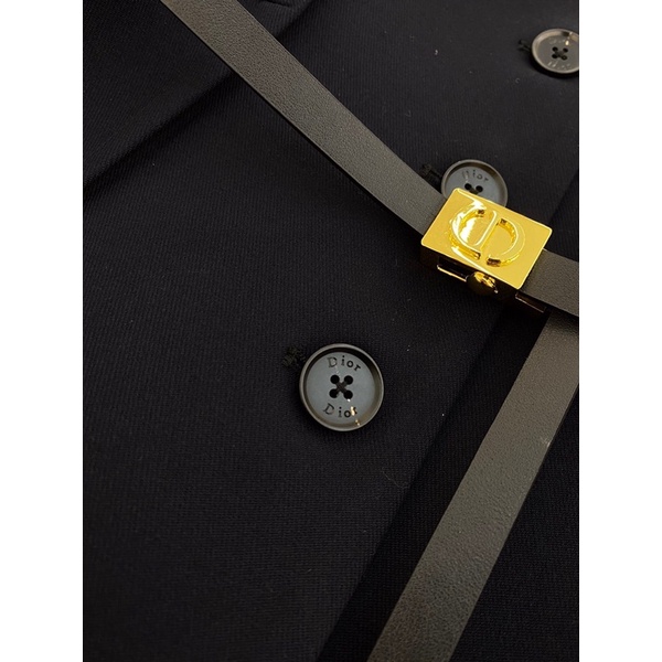 Áo khoác vest dáng ôm eo sang trọng thương hiệu thời trang cao cấp Dior CD