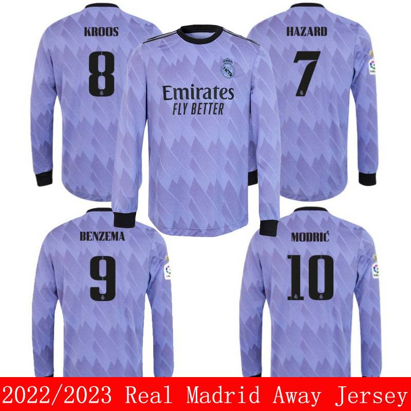 Áo Thun Bóng Đá Tay Dài YP2 22 / 23 Real Madrid PY2