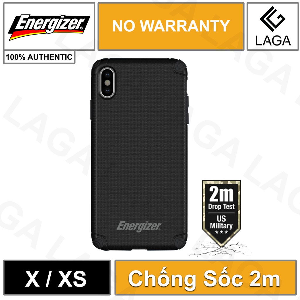 Ốp lưng Energizer chống sốc 2m cho iPhone X / XS - CO20IP58