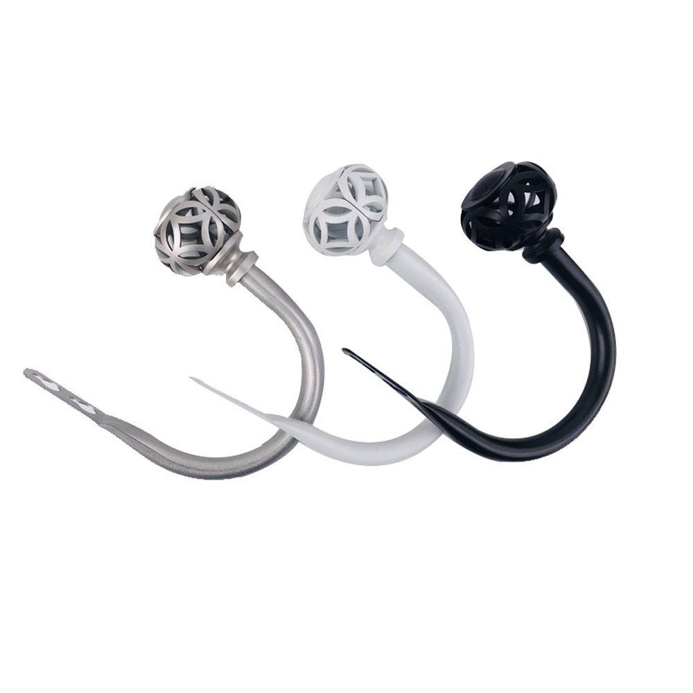 WATTLE 1 Cặp Móc Treo Rèm Cửa Gắn Tường Hình Lồng Đèn