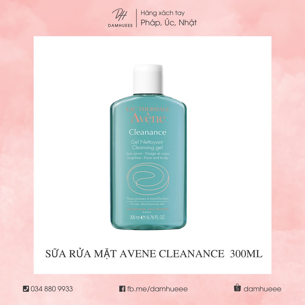 Sữa rửa mặt Avene 300ml