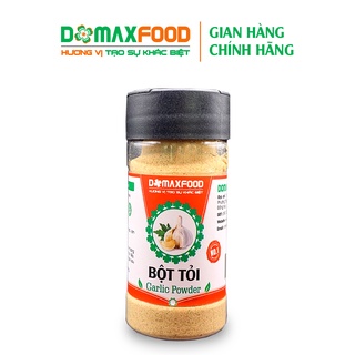 Bột tỏi Domaxfood – 100% nguyên chất - tỏi dùng làm gia vị tẩm ướp, làm nước sốt