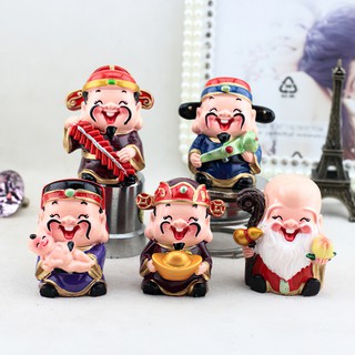 BỘ TƯỢNG 5 ÔNG THẦN TÀI PHÚC LỘC THỌ ( loại to)