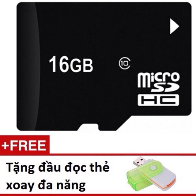 Thẻ nhớ Micro SDHC 16G 32G tặng đầu đọc | BigBuy360 - bigbuy360.vn