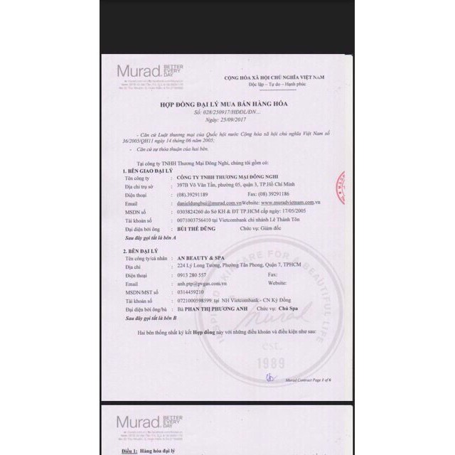 Kem loại bỏ sẹo, thâm mụn Murad InvisiScar Resurfacing Treatment