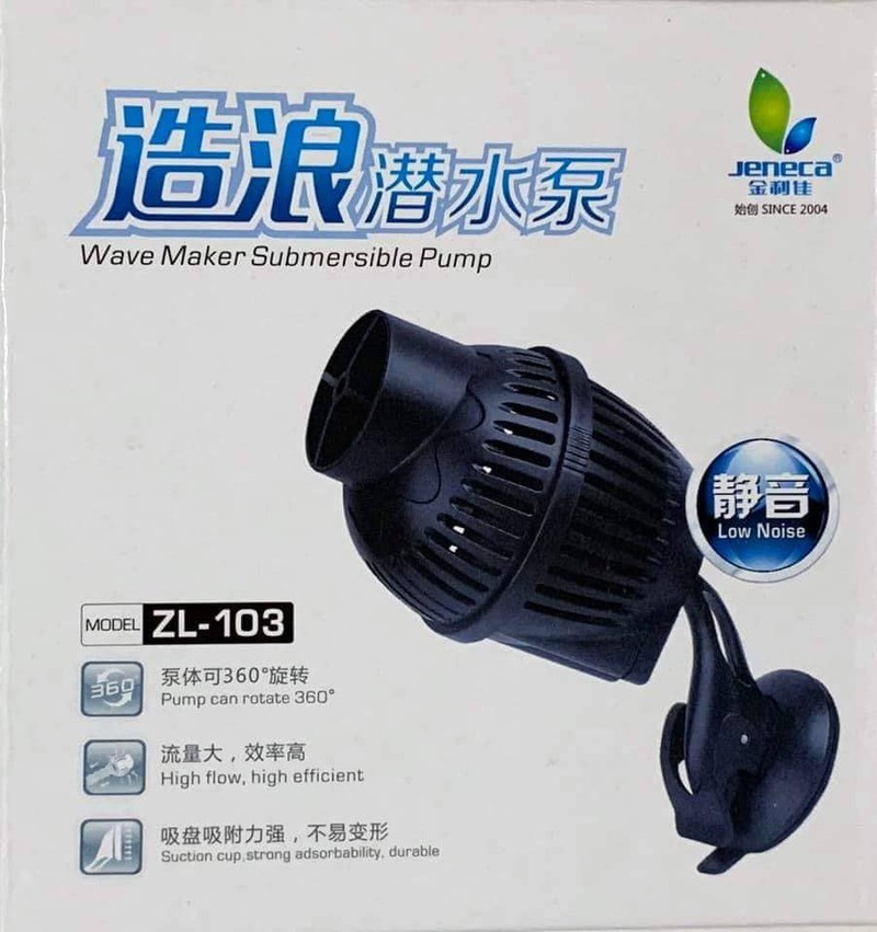 Máy Thổi Luồng Jeneca ZL-103 (12W-5000L/H) - Tạo Sóng Cho Hồ Cá Cảnh