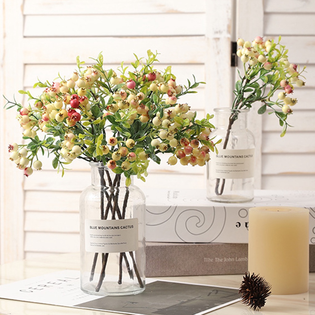 [well] Chùm Berry Giả Sống Động Như Thật Trang Trí Lễ Hội / Lễ Hội