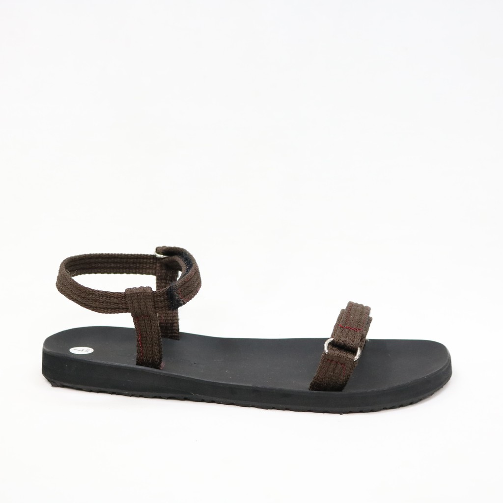 Sandal nữ quai ngang GIAVY, Xăng đan quai dù mềm, đế cao su chắc chắn, phom chuẩn ST789 màu đen và nâu